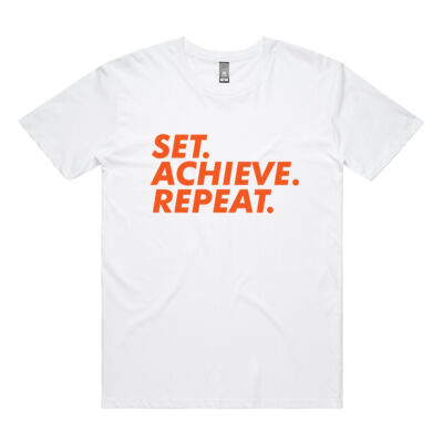 Set Achieve Repeat - Standard Tee Thumbnail